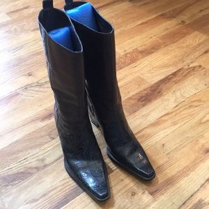 Women’s Antonio Melani Leather Western Style Boot